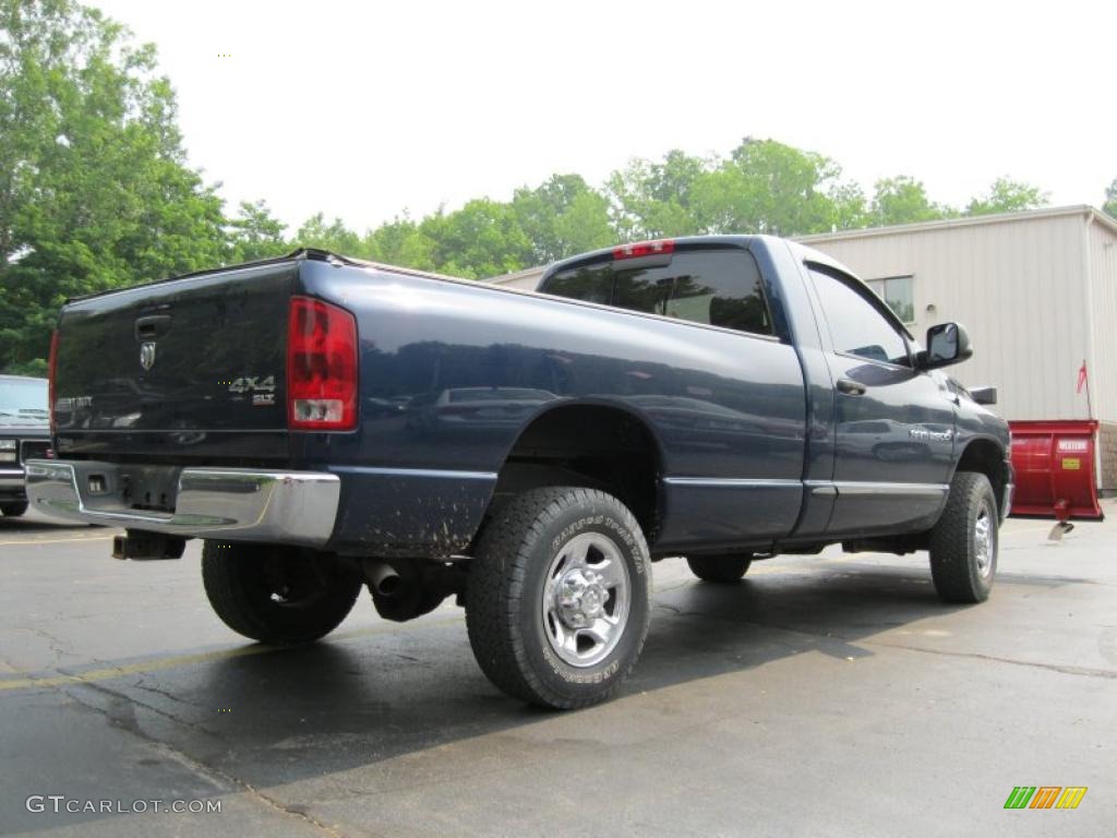 2005 Ram 2500 SLT Regular Cab 4x4 - Patriot Blue Pearl / Dark Slate Gray photo #2