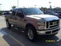 2008 Pueblo Gold Metallic Ford F250 Super Duty Lariat Crew Cab 4x4  photo #8