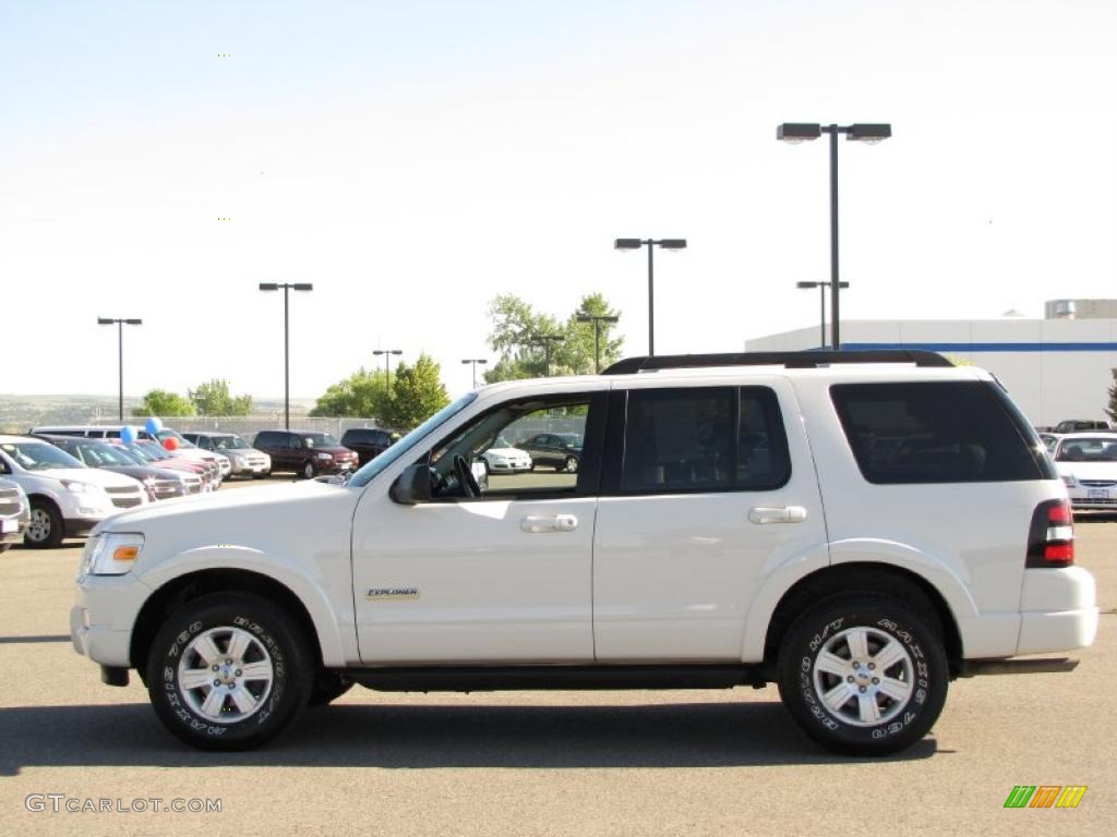 White Suede Ford Explorer