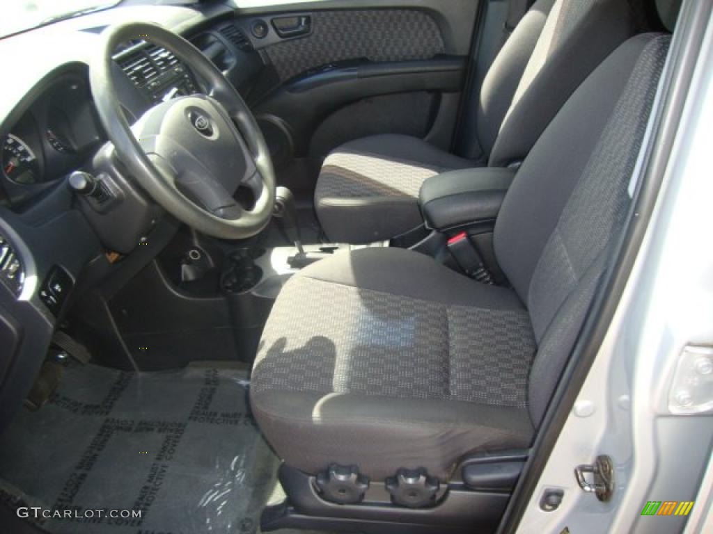 2006 Sportage LX - Satin Silver / Black photo #11