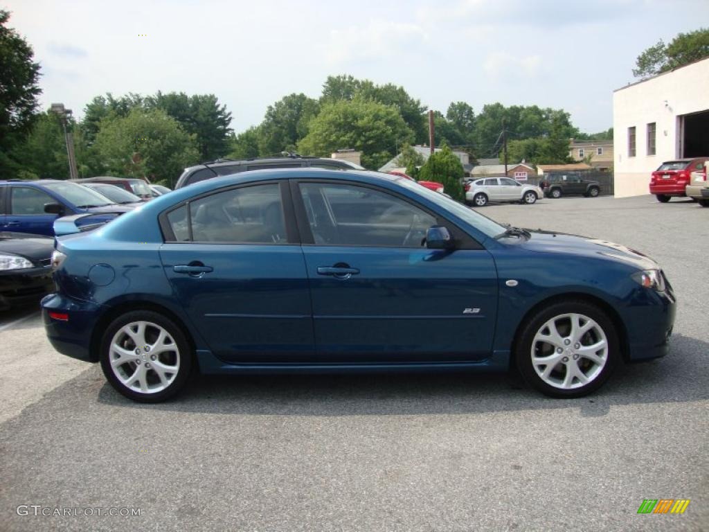 Phantom Blue Mica 2007 Mazda MAZDA3 s Grand Touring Sedan Exterior Photo #32785699