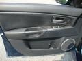 Black 2007 Mazda MAZDA3 s Grand Touring Sedan Door Panel