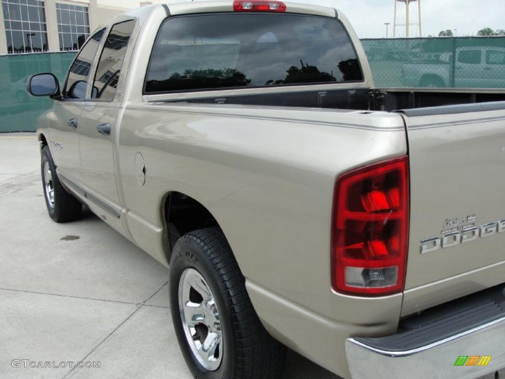 2002 Ram 1500 SLT Quad Cab - Light Almond Pearl / Taupe photo #5