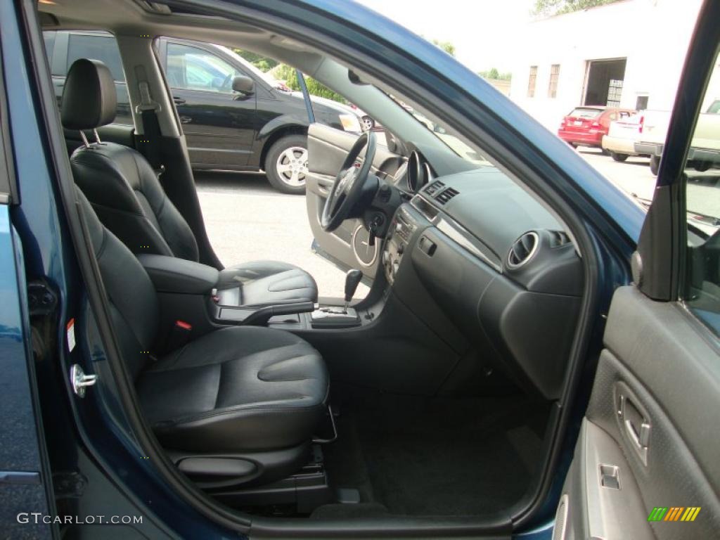 Black Interior 2007 Mazda MAZDA3 s Grand Touring Sedan Photo #32785931