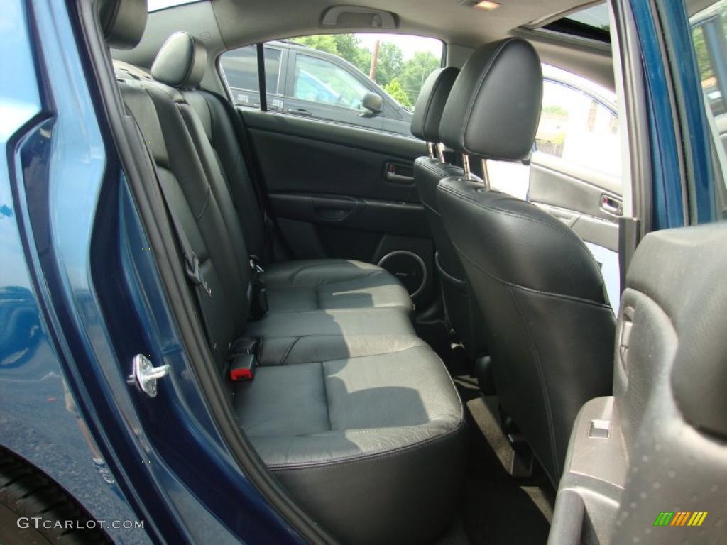 Black Interior 2007 Mazda MAZDA3 s Grand Touring Sedan Photo #32785943
