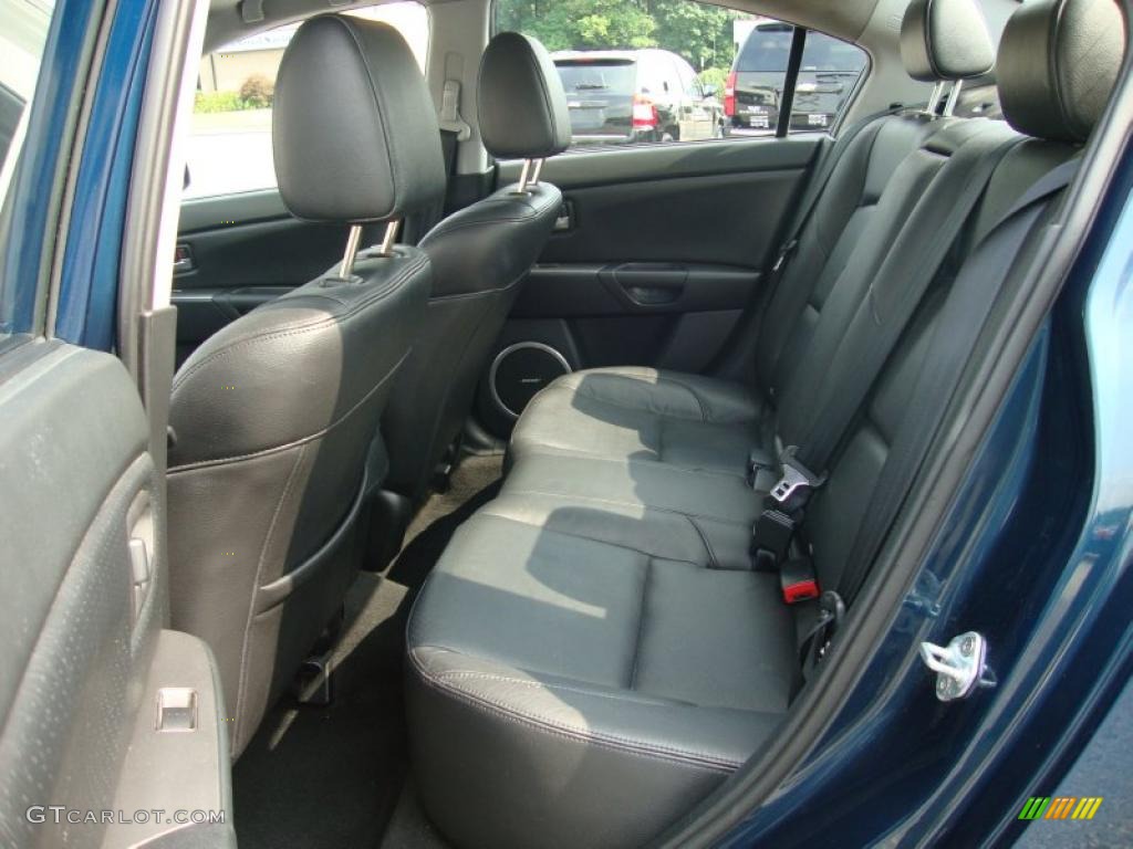 Black Interior 2007 Mazda Mazda3 S Grand Touring Sedan Photo