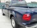 2002 True Blue Metallic Ford F150 Lariat SuperCrew  photo #5