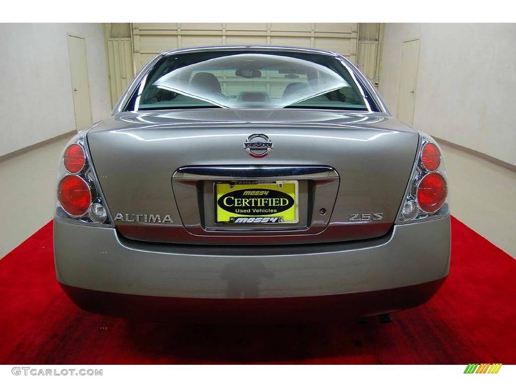 2005 Altima 2.5 S - Polished Pewter Metallic / Frost Gray photo #9