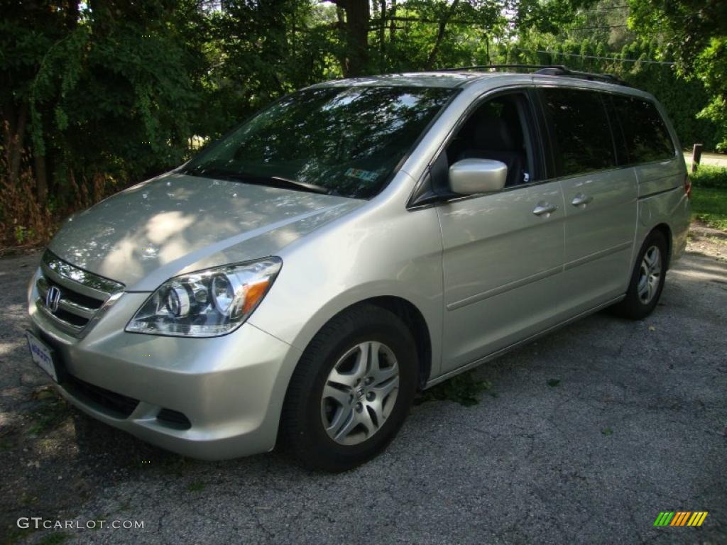 2005 Odyssey EX-L - Silver Pearl Metallic / Gray photo #2