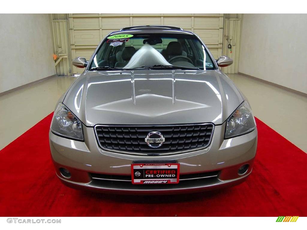 2005 Altima 2.5 S - Polished Pewter Metallic / Frost Gray photo #14