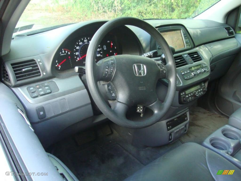 2005 Odyssey EX-L - Silver Pearl Metallic / Gray photo #11