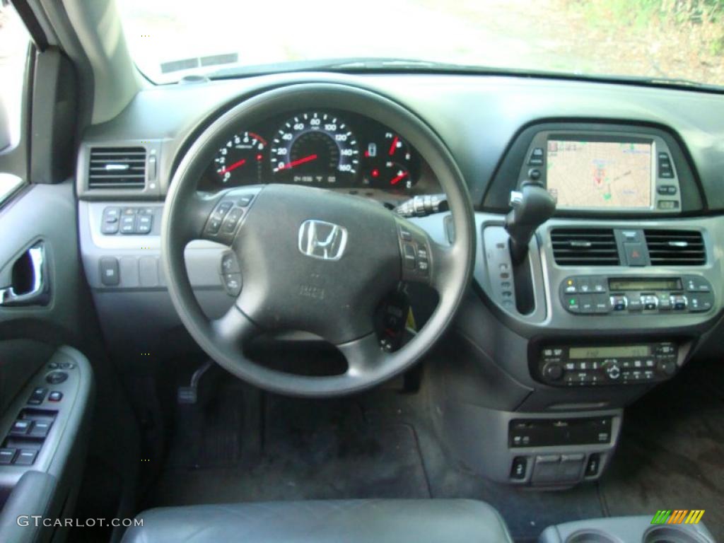 2005 Odyssey EX-L - Silver Pearl Metallic / Gray photo #27