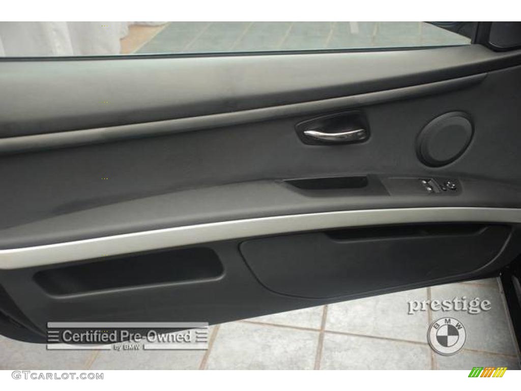 2007 3 Series 328xi Coupe - Jet Black / Black photo #9