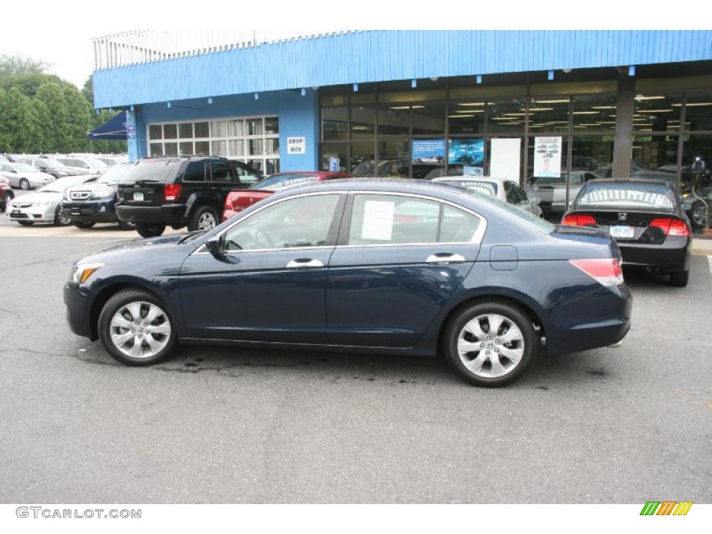 2010 Accord EX-L V6 Sedan - Royal Blue Pearl / Ivory photo #9