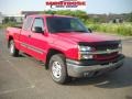 2004 Victory Red Chevrolet Silverado 1500 LS Extended Cab 4x4  photo #23
