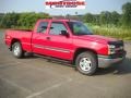 2004 Victory Red Chevrolet Silverado 1500 LS Extended Cab 4x4  photo #24