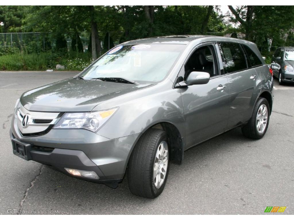 2007 MDX Technology - Nimbus Gray Metallic / Ebony photo #1