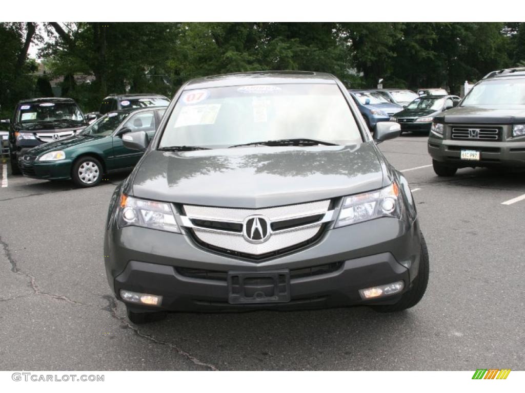 2007 MDX Technology - Nimbus Gray Metallic / Ebony photo #2