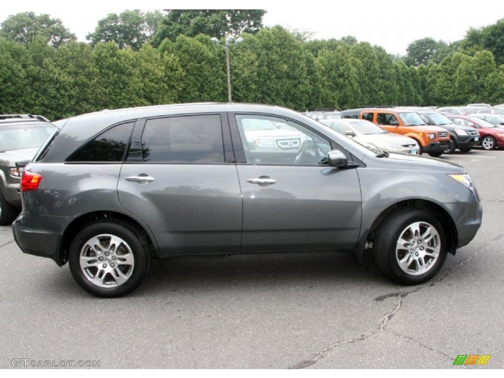2007 MDX Technology - Nimbus Gray Metallic / Ebony photo #4