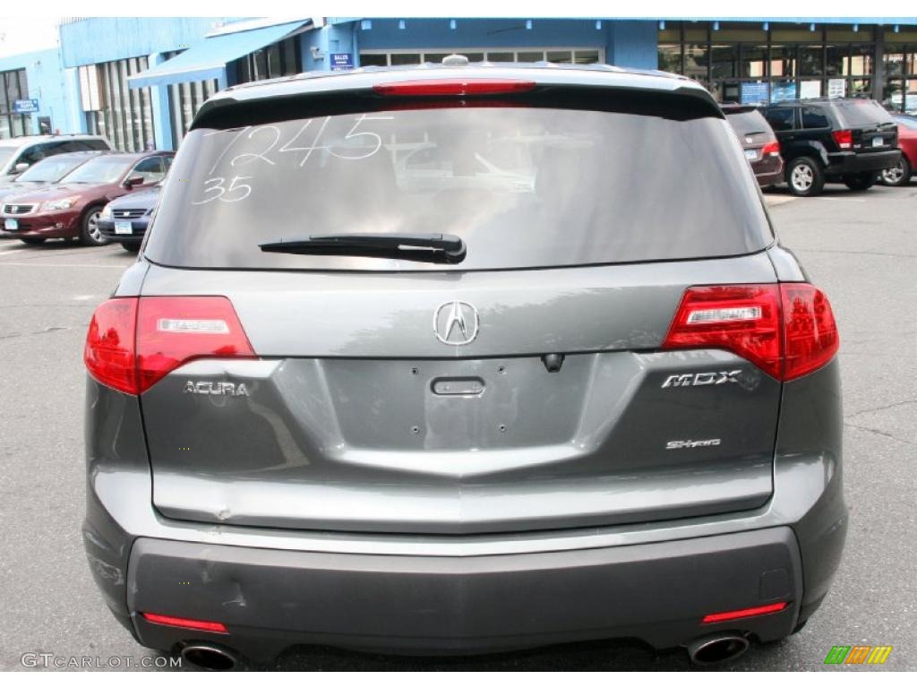 2007 MDX Technology - Nimbus Gray Metallic / Ebony photo #6