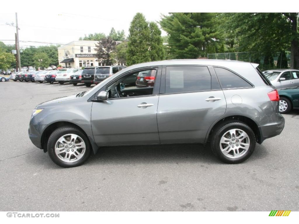 2007 MDX Technology - Nimbus Gray Metallic / Ebony photo #9