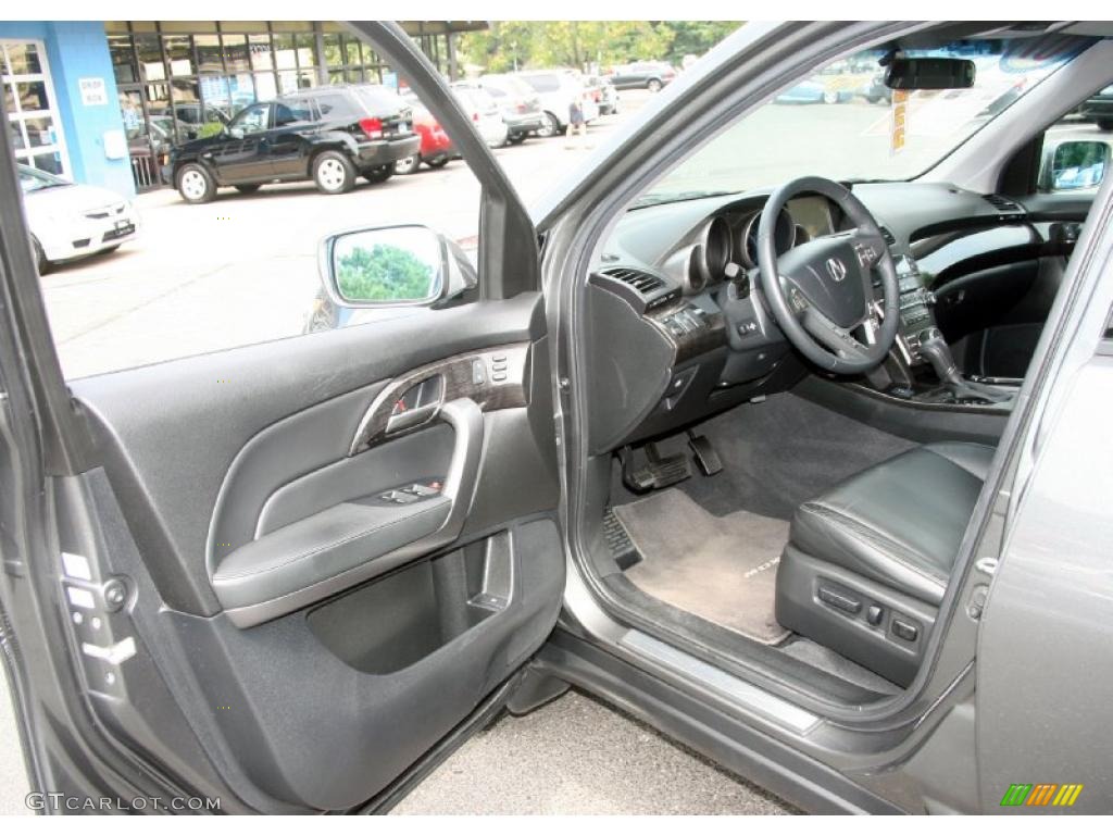 2007 MDX Technology - Nimbus Gray Metallic / Ebony photo #10