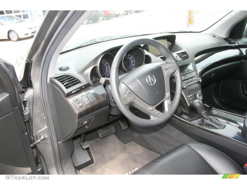 2007 MDX Technology - Nimbus Gray Metallic / Ebony photo #11