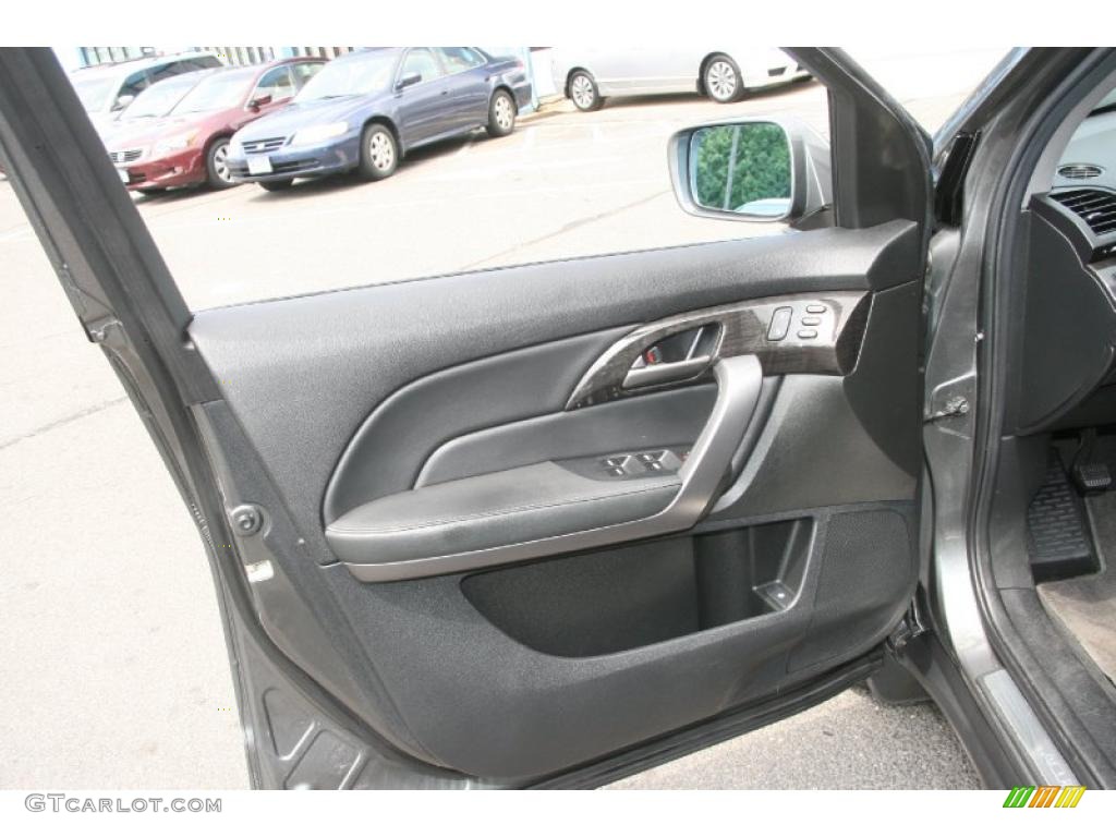 2007 MDX Technology - Nimbus Gray Metallic / Ebony photo #13