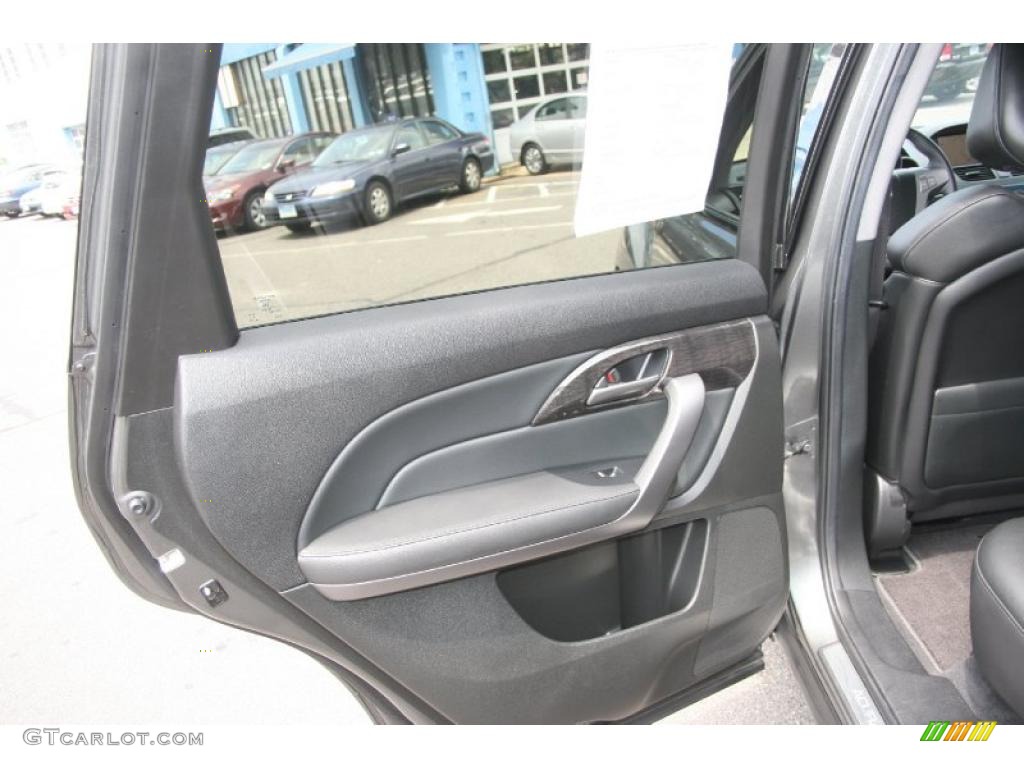 2007 MDX Technology - Nimbus Gray Metallic / Ebony photo #14
