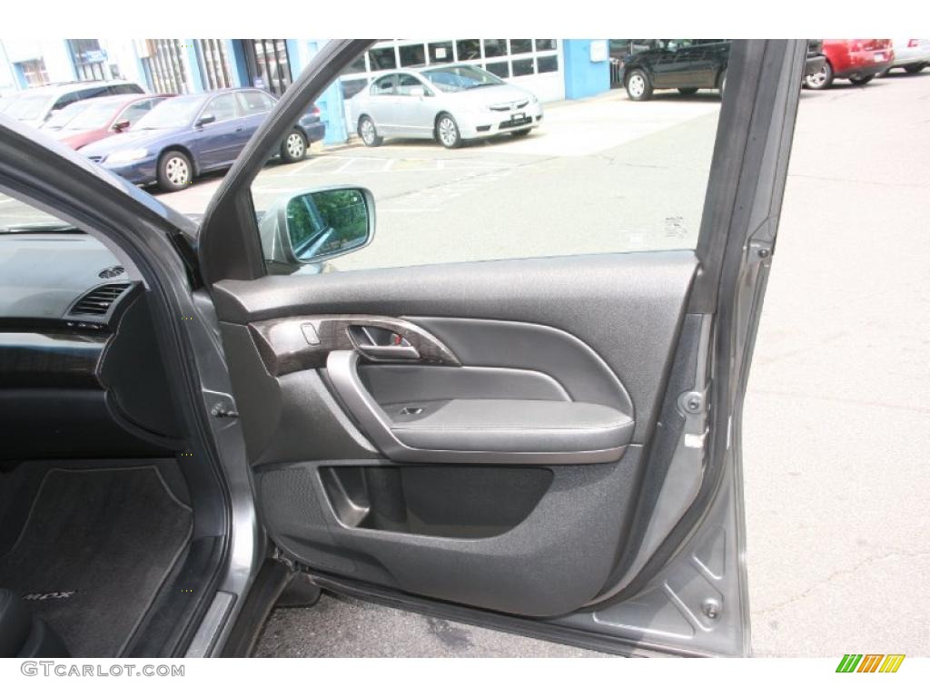 2007 MDX Technology - Nimbus Gray Metallic / Ebony photo #16