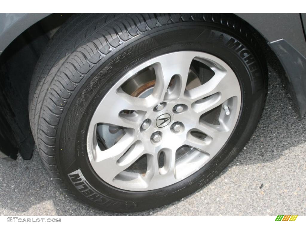 2007 MDX Technology - Nimbus Gray Metallic / Ebony photo #21