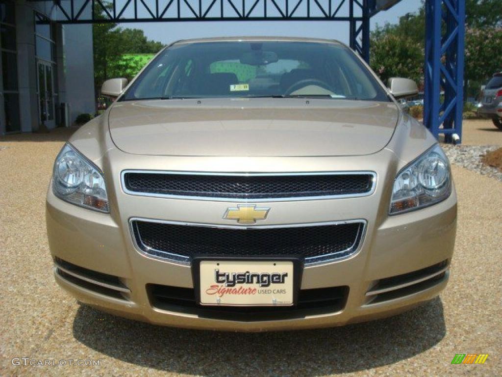 2008 Malibu LT Sedan - Sandstone Metallic / Cocoa/Cashmere Beige photo #8