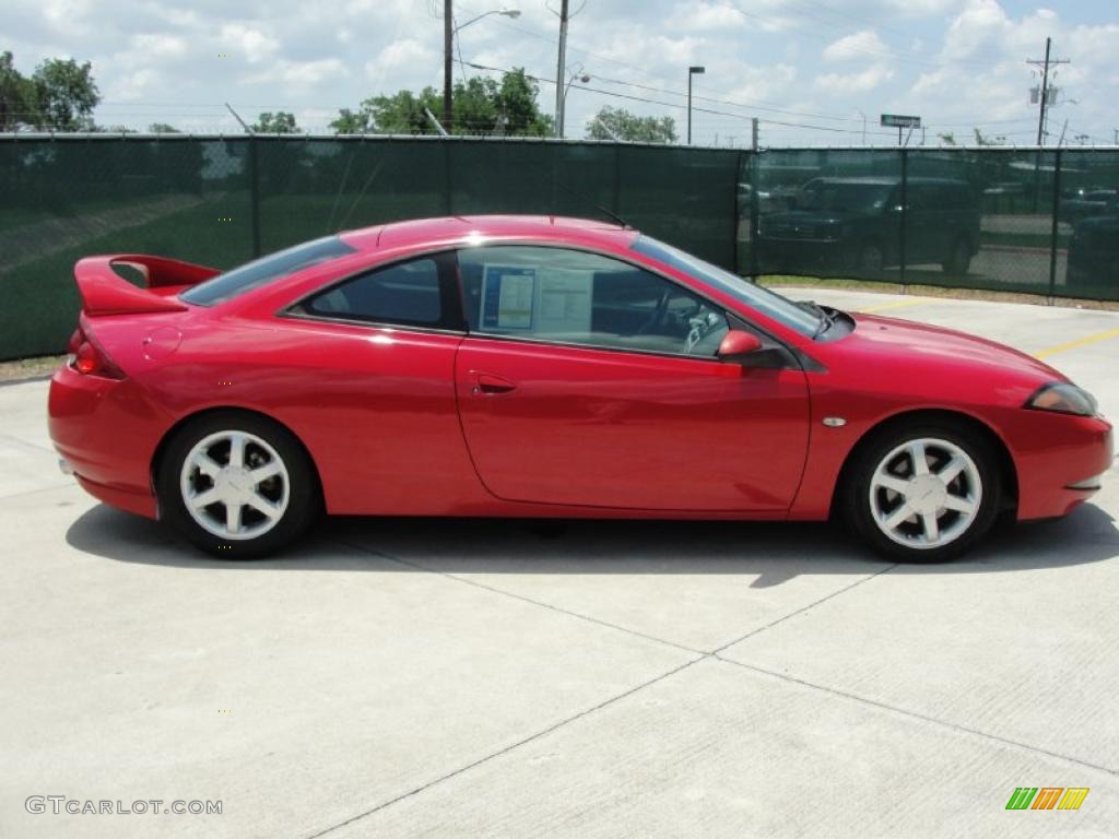 1999 Cougar V6 - Rio Red Clearcoat / Medium Graphite photo #2