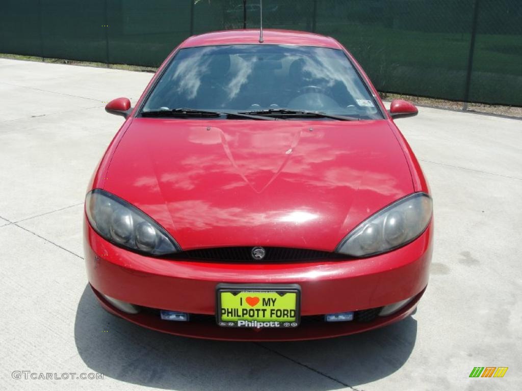 1999 Cougar V6 - Rio Red Clearcoat / Medium Graphite photo #8