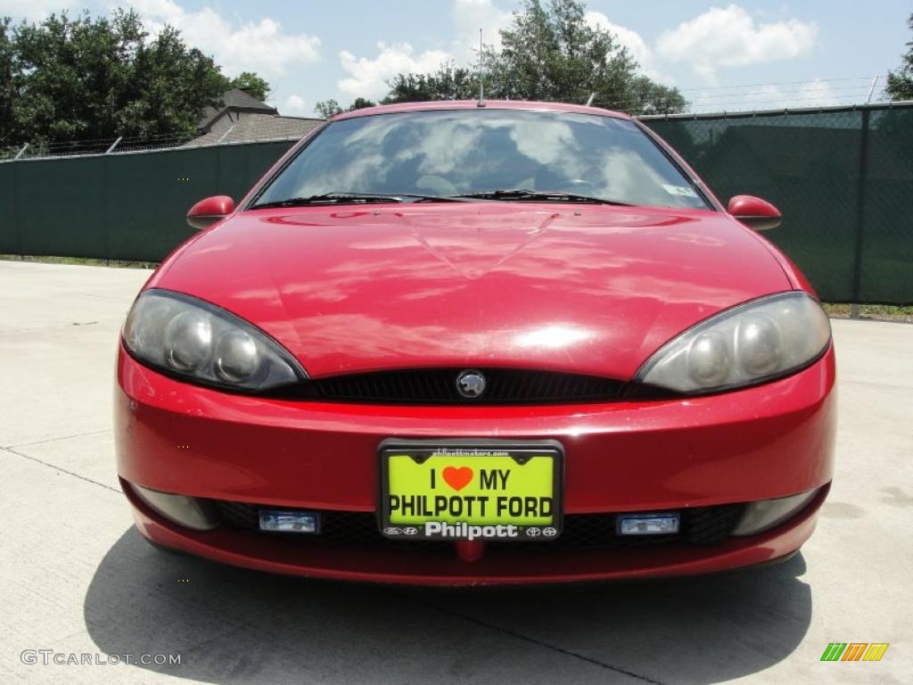 1999 Cougar V6 - Rio Red Clearcoat / Medium Graphite photo #9