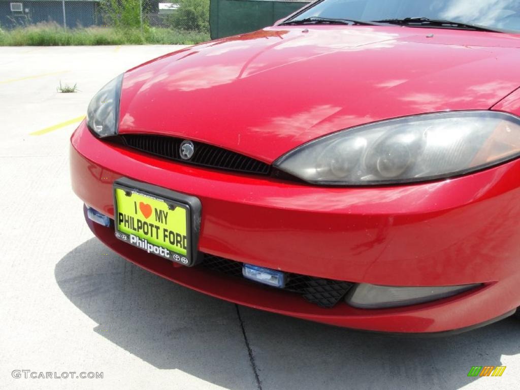 1999 Cougar V6 - Rio Red Clearcoat / Medium Graphite photo #12