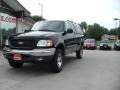 2002 Black Ford F150 XLT SuperCab 4x4  photo #11