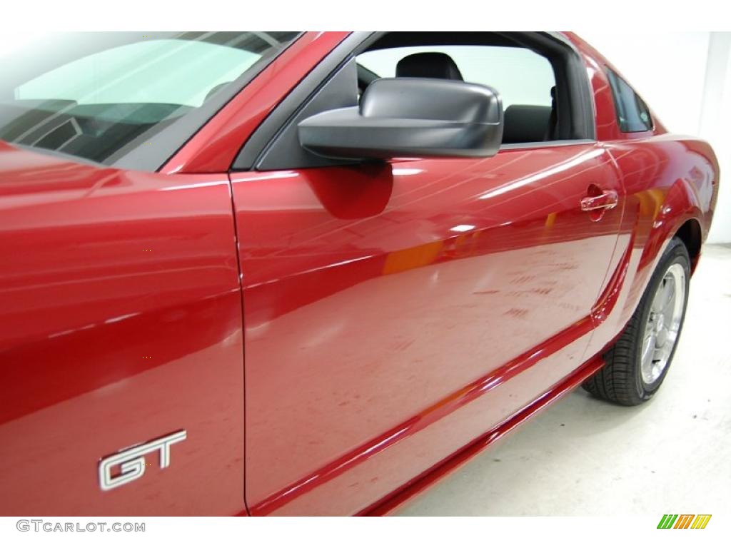 2006 Mustang GT Premium Coupe - Redfire Metallic / Dark Charcoal photo #11