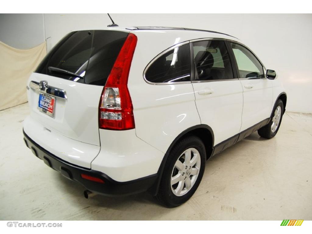 2009 CR-V EX-L - Taffeta White / Gray photo #6