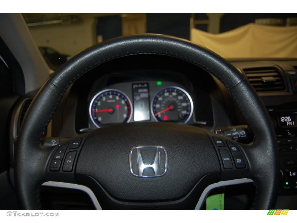 2009 CR-V EX-L - Taffeta White / Gray photo #30