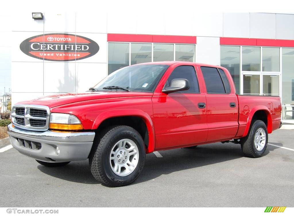 Flame Red Dodge Dakota