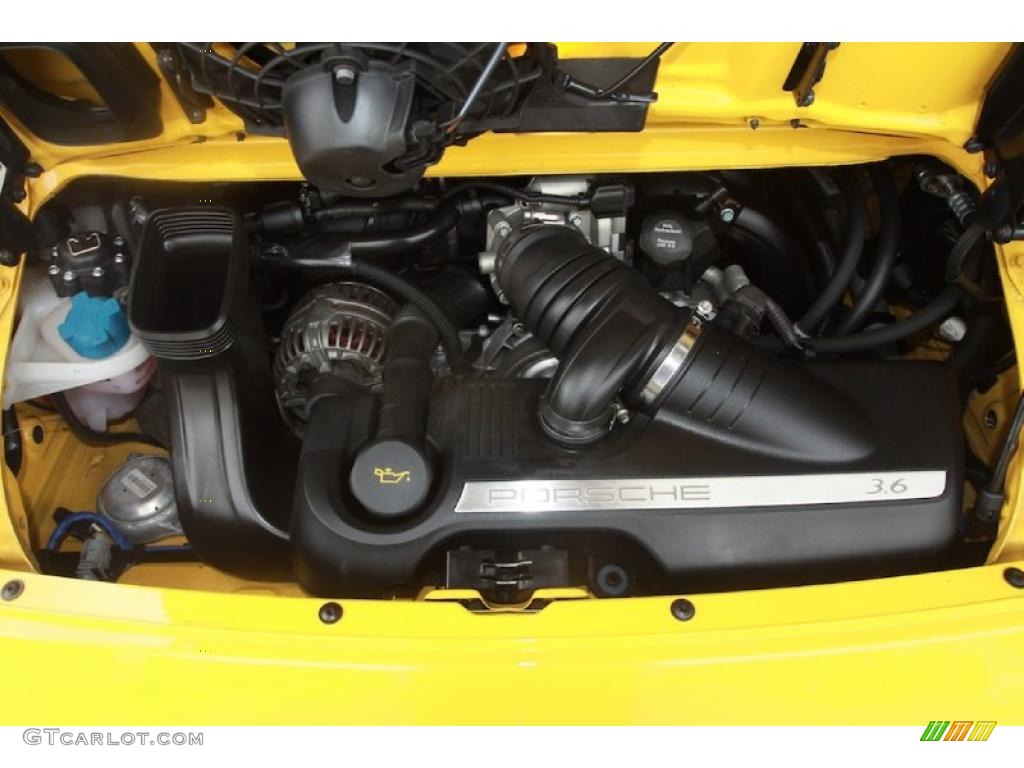 2007 911 Carrera Coupe - Speed Yellow / Black photo #24