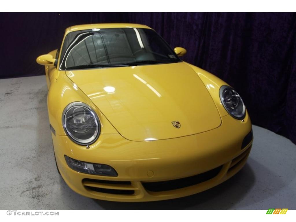 2007 911 Carrera Coupe - Speed Yellow / Black photo #36