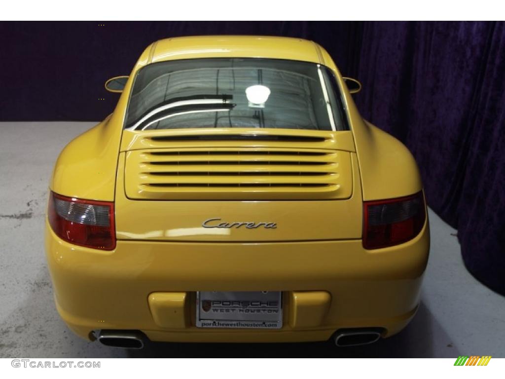 2007 911 Carrera Coupe - Speed Yellow / Black photo #41