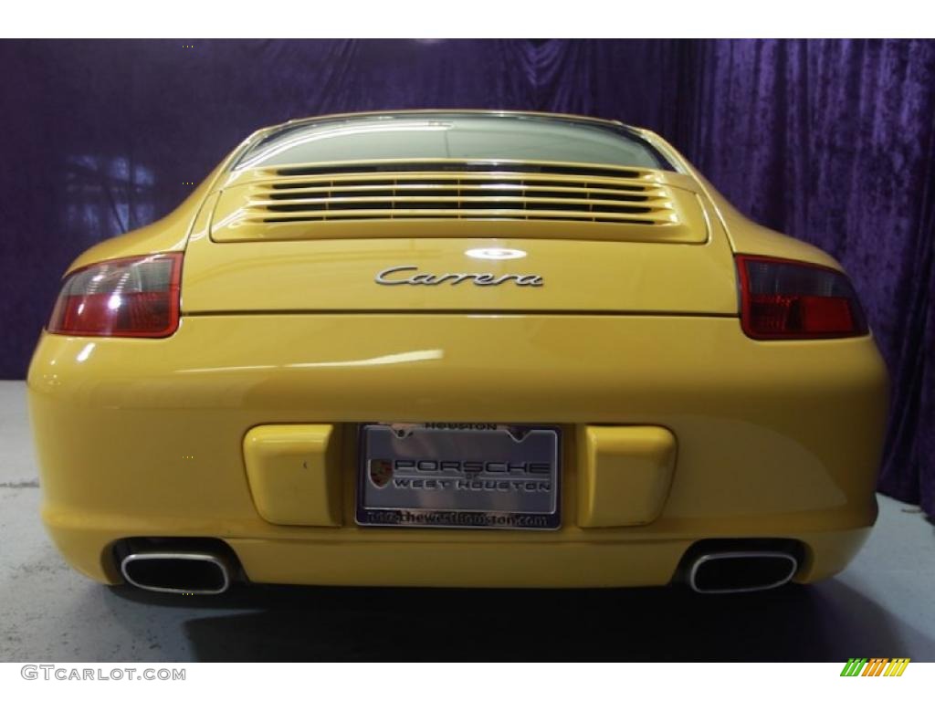 2007 911 Carrera Coupe - Speed Yellow / Black photo #42