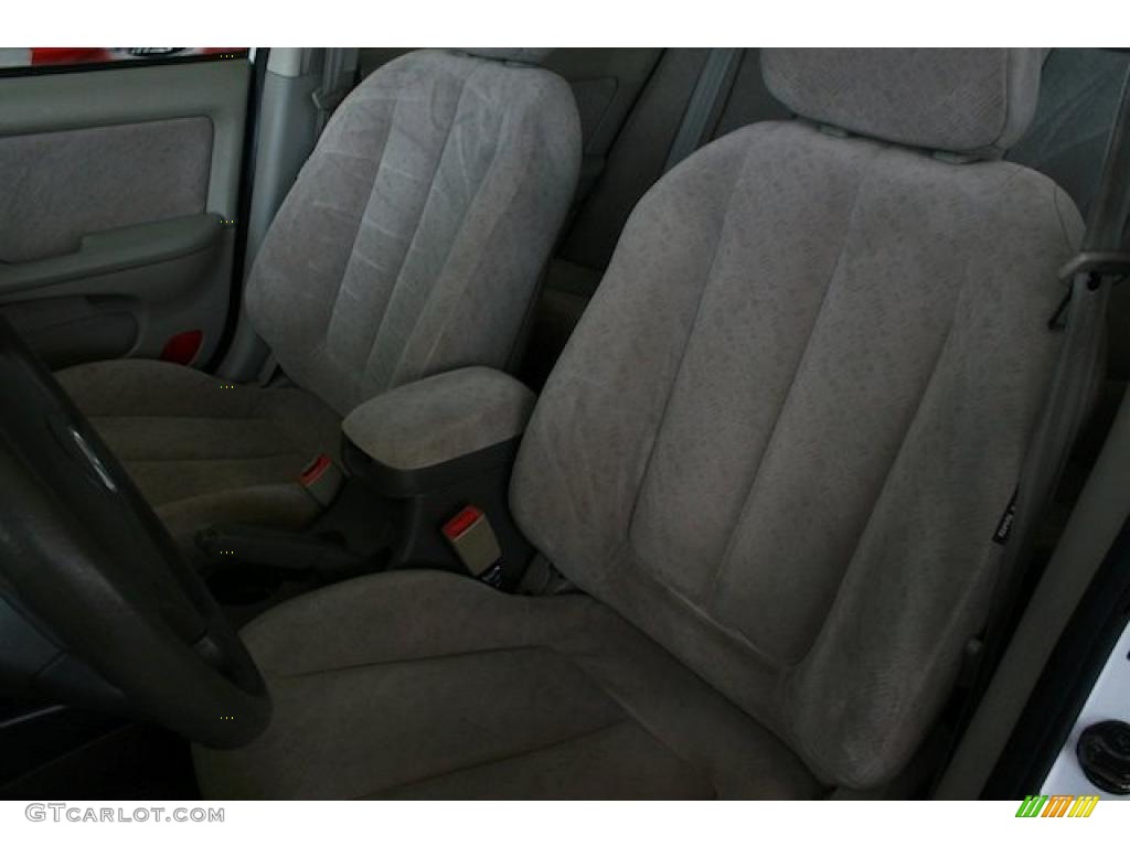 2004 Elantra GLS Sedan - Nordic White / Gray photo #7