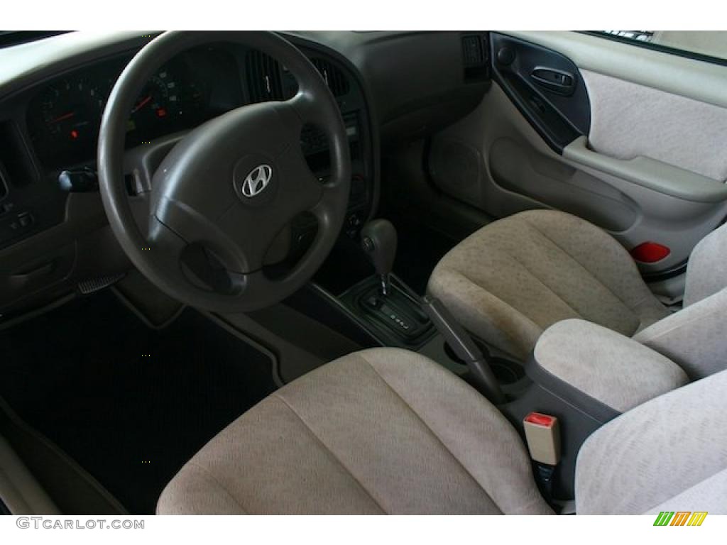 2004 Elantra GLS Sedan - Nordic White / Gray photo #20