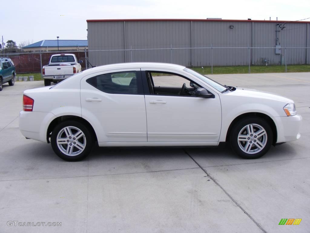 2008 Avenger SXT - Stone White / Dark Khaki/Light Graystone photo #5