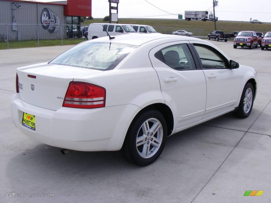 2008 Avenger SXT - Stone White / Dark Khaki/Light Graystone photo #6