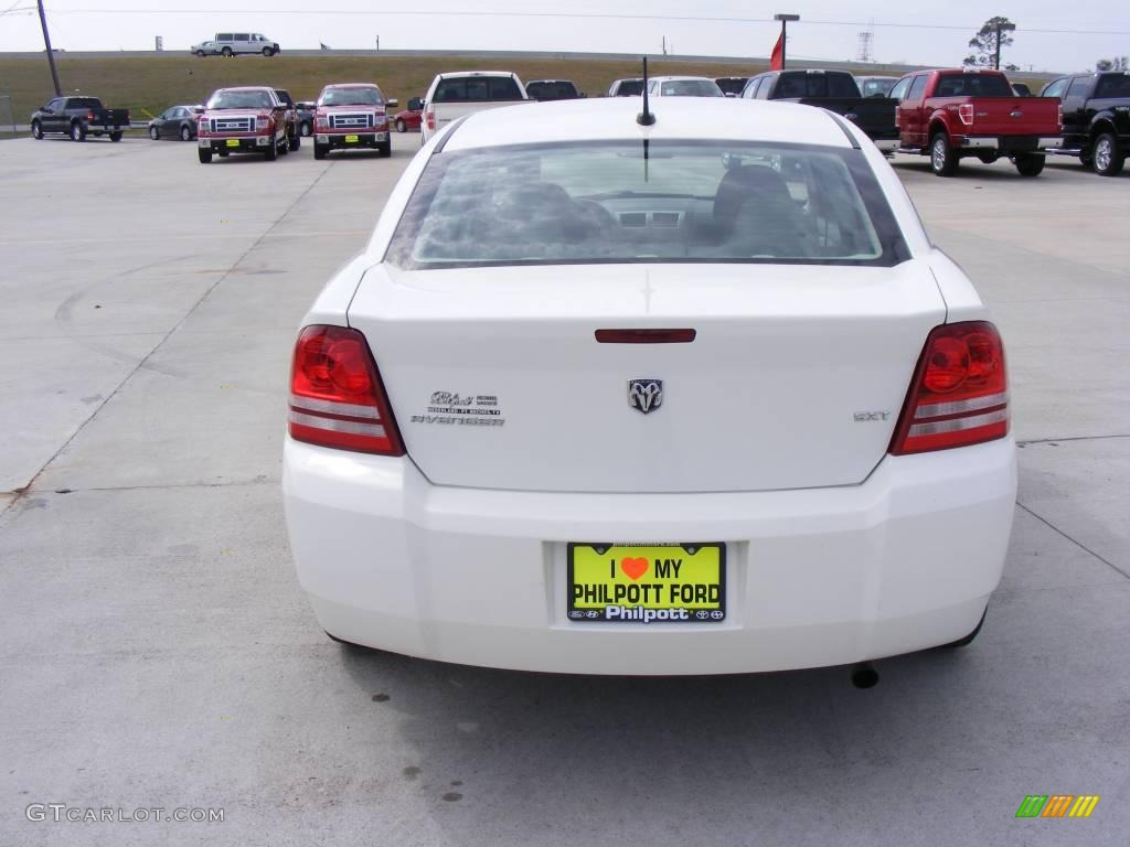 2008 Avenger SXT - Stone White / Dark Khaki/Light Graystone photo #7